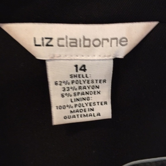 Liz Claiborne Black Blazer - Picture 2 of 4